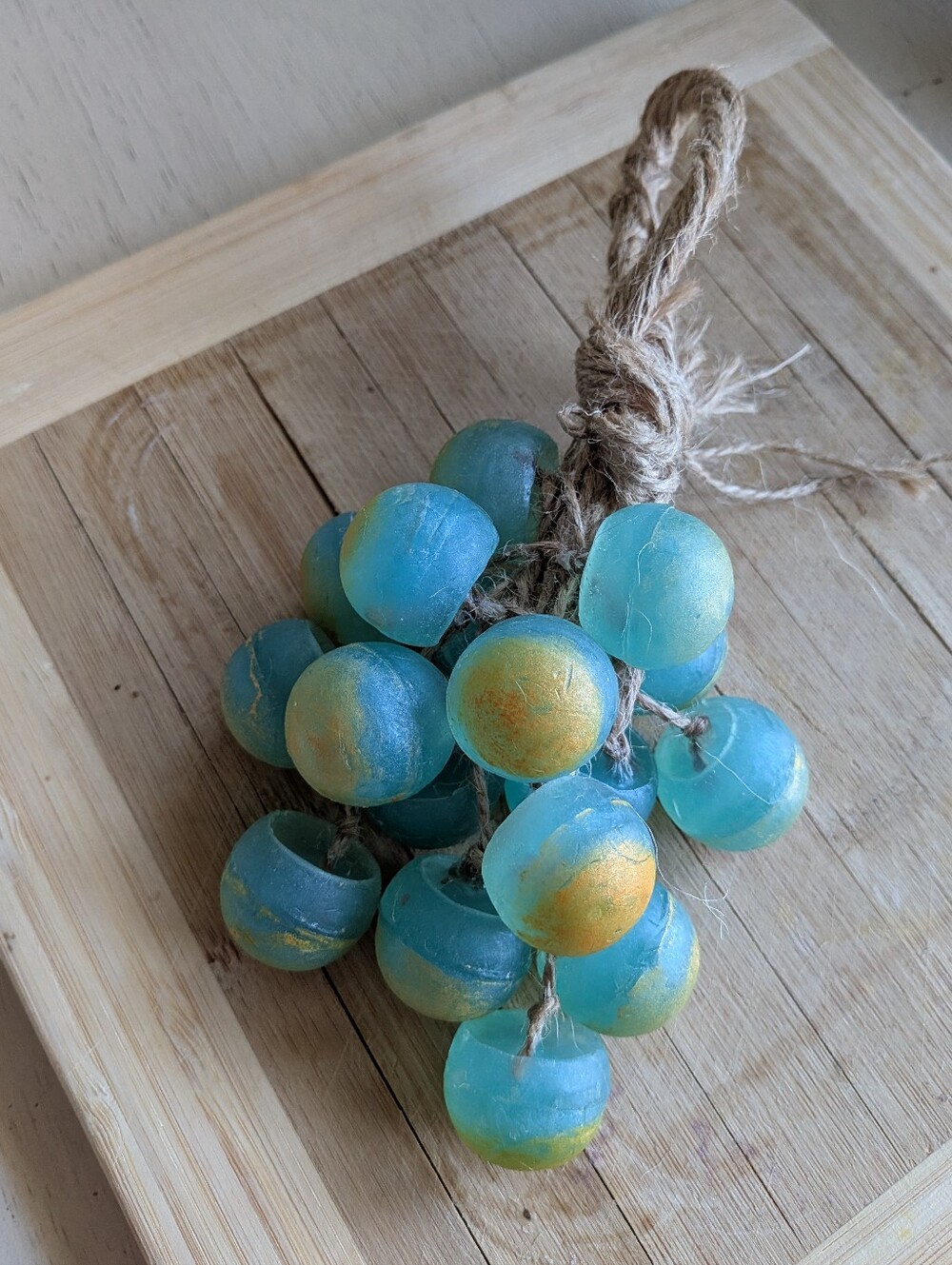 🫐🍋Handcrafted GIFT Aloe Blueberry Lemonade Soap Grapes on a Rope GIFT - Picture 3 of 10